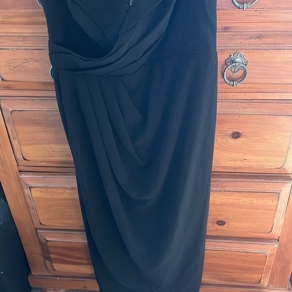 NWT City Chic Black Lined Maxi Dress Size Medium - Picture 4 of 11